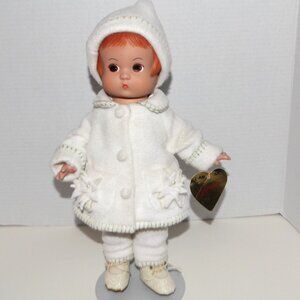 2003 Effanbee Robert Tonner Patsy Snow Baby 13” Vinyl Doll w/Hang Tag